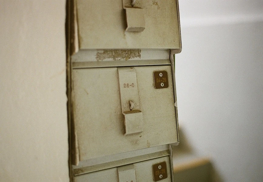 Letterbox lock in a Singapore residential block